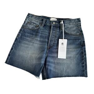 Boyish The Monty Miss Julie Blue High Rise Relaxed Denim Shorts Size 27 NWT